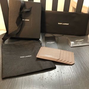 Saint Laurent Fragment Zipped Care Case
